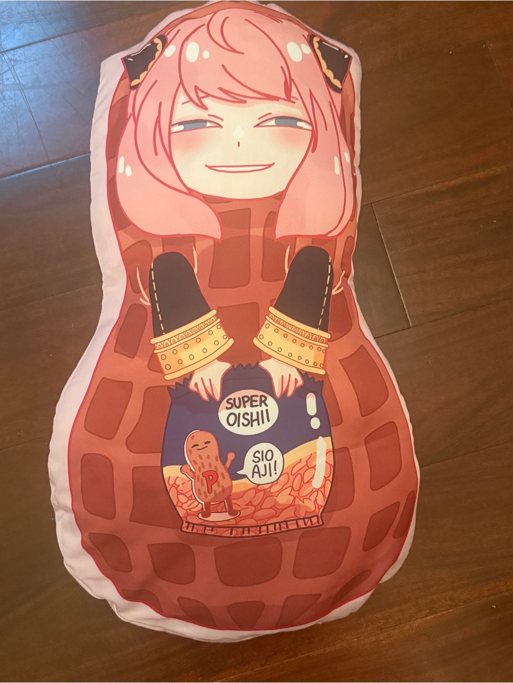 Spy x Family Anya Forger Peanut Plush Cushion Pillow Anime EUC
